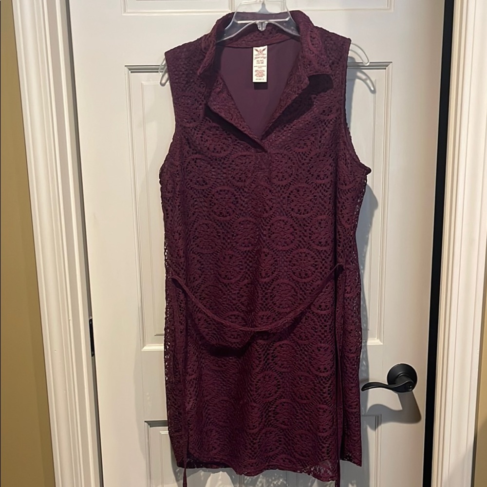 Elegant Lace Sleeveless Dress